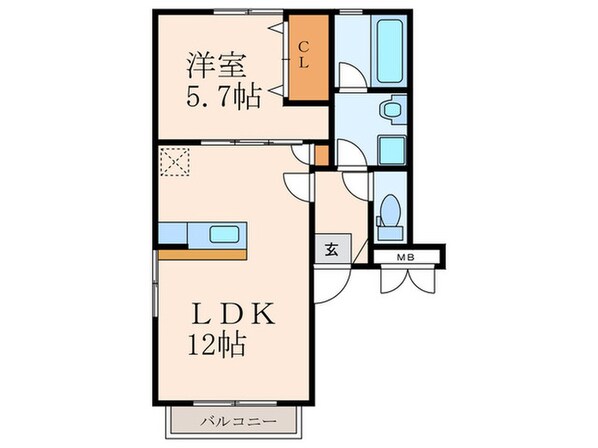 アールエムハイツⅢの物件間取画像